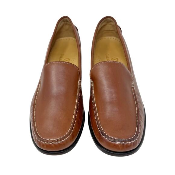 Cole Haan Stitched Moc Toe Loafers Womens 8.5 B Leather Slip-On Flats - Picture 4 of 16